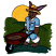C1: Sun---Canary(Isacord 40 #1124)
C2: Hat---Palomino(Isacord 40 #1070)
C3: Grass---Moss Green(Isacord 40 #1176)
C4: Front Hill---Evergreen(Isacord 40 #1208)
C5: Trim---White(Isacord 40 #1002)
C6: Shadows---Lav