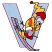 C1: Letter V---Winter Sky(Isacord 40 #1165)&#13;&#10;C2: Ski, Glove & Goggles---Frosted Plum(Isacord 40 #1080)&#13;&#10;C3: Hat, Jacket & Boots---Canary(Isacord 40 #1124)&#13;&#10;C4: Bear---Meringue(Isacord 40 #1017)&#13;&#10;C5: Hat, Pants & Coat Shadin