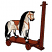 C1: Horse---Muslin(Isacord 40 #1082)&#13;&#10;C2: Shading---Old Gold(Isacord 40 #1055)&#13;&#10;C3: Spots---Stone(Isacord 40 #1180)&#13;&#10;C4: Saddle---Nutmeg(Isacord 40 #1056)&#13;&#10;C5: Wood---Rust(Isacord 40 #1058)&#13;&#10;C6: Shading---Cinnamon(I