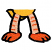 C1: Body---Canary(Isacord 40 #1124)&#13;&#10;C2: Legs---Shrimp(Isacord 40 #1258)&#13;&#10;C3: Feet & Leg Details---Tangerine(Isacord 40 #1078)&#13;&#10;C4: Outline---Black(Isacord 40 #1234)