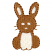 C1: Ears---Muslin(Isacord 40 #1082)
C2: Outline---Golden Grain(Isacord 40 #1126)