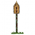 C1: Pole---Chocolate(Isacord 40 #1059)&#13;&#10;C2: Birdhouse & Roof---Toffee(Isacord 40 #1126)&#13;&#10;C3: Perches & Gables---Rust(Isacord 40 #1058)&#13;&#10;C4: Grass---Lima Bean(Isacord 40 #1177)&#13;&#10;C5: Vine---Pear(Isacord 40 #1049)&#13;&#10;C6: