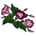 C1: Flowers---Lavender(Isacord 40 #1193)&#13;&#10;C2: Flowers & Shading---Orchid(Isacord 40 #1255)&#13;&#10;C3: Leaves---Lima Bean(Isacord 40 #1177)&#13;&#10;C4: Leaves, Shading & Outlines---Evergreen(Isacord 40 #1208)&#13;&#10;C5: Flower & Stripes---Peta
