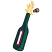 C1: Champagne---Parchment(Isacord 40 #1066)&#13;&#10;C2: Champagne Outline---Candlelight(Isacord 40 #1137)&#13;&#10;C3: Bottle---Evergreen(Isacord 40 #1208)&#13;&#10;C4: Bottle Highlights---Green Metallic(Yenmet/ Isamet #7018)&#13;&#10;C5: Label---Dusty G