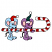 C1: Candy Cane---Winterberry(Isacord 40 #1035)
C2: Hat---Poinsettia(Isacord 40 #1147)
C3: Mouse 1---River Mist(Isacord 40 #1248)
C4: Hat---Evergreen(Isacord 40 #1208)
C5: Mouse 2---Wild Iris(Isacord 40 #1032)
C