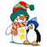 C1: Penguin Belly & Snowman---White(Isacord 40 #1002)&#13;&#10;C2: Ground---Ocean Blue(Isacord 40 #1172)&#13;&#10;C3: Snowman Shading---River Mist(Isacord 40 #1248)&#13;&#10;C4: Penguin Belly Shading---Sterling(Isacord 40 #1011)&#13;&#10;C5: Hat Brim & Ba