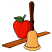 C1: Apple---Poppy(Isacord 40 #1037)&#13;&#10;C2: Apple Shading---Cherry(Isacord 40 #1169)&#13;&#10;C3: Apple Highlight---Fox Fire(Isacord 40 #1184)&#13;&#10;C4: Leaf & Stem---Lima Bean(Isacord 40 #1177)&#13;&#10;C5: Leaf & Stem Details---Evergreen(Isacord