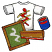 C1: T-shirt---White(Isacord 40 #1002)&#13;&#10;C2: Shading & Screen---Fieldstone(Isacord 40 #1236)&#13;&#10;C3: Masking---Lima Bean(Isacord 40 #1177)&#13;&#10;C4: Ink Print & Squeegee---Poinsettia(Isacord 40 #1147)&#13;&#10;C5: Frame & Handle---Golden Gra