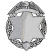 C1: Badge---Silver(Isacord 40 #1236)&#13;&#10;C2: Highlight---Gold Metallic(Yenmet/ Isamet #7005)&#13;&#10;C3: Shade---Smoke(Isacord 40 #1219)&#13;&#10;C4: Detail & Outline---Black(Isacord 40 #1234)