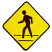 C1: Sign---Citrus(Isacord 40 #1187)&#13;&#10;C2: Pedestrian---Black(Isacord 40 #1234)