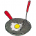 C1: Handles---Poppy(Isacord 40 #1037)&#13;&#10;C2: Pan---Cobblestone(Isacord 40 #1219)&#13;&#10;C3: Pan Outside---Mystik Grey(Isacord 40 #1218)&#13;&#10;C4: Egg---White(Isacord 40 #1002)&#13;&#10;C5: Egg Inside---Citrus(Isacord 40 #1187)&#13;&#10;C6: Outl