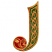 C1: Fill---Swiss Ivy(Isacord 40 #1079)&#13;&#10;C2: Knot---Poinsettia(Isacord 40 #1147)&#13;&#10;C3: Detail---Sisal(Isacord 40 #1055)