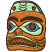 C1: Eyes & Mouth---Rust(Isacord 40 #1058)&#13;&#10;C2: Eyes & Teeth---Poinsettia(Isacord 40 #1147)&#13;&#10;C3: Eyes & Head---Tropical Blue(Isacord 40 #1534)&#13;&#10;C4: Hat, Mask & Lips---Silver Sage(Isacord 40 #1045)&#13;&#10;C5: Face---Nutmeg(Isacord