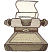 C1: Paper---White(Isacord 40 #1002)&#13;&#10;C2: Shading---Whale(Isacord 40 #1041)&#13;&#10;C3: Front---Fieldstone(Isacord 40 #1236)&#13;&#10;C4: Typewriter---Smoke(Isacord 40 #1219)&#13;&#10;C5: Keys---Silver Metallic(Yenmet/ Isamet #7009)&#13;&#10;C6: O