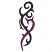 C1: Purple---Pansy(Isacord 40 #1255)
C2: Black---Black(Isacord 40 #1234)