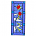 C1: Background---Nordic Blue(Isacord 40 #1076)&#13;&#10;C2: Background Design---White(Isacord 40 #1002)&#13;&#10;C3: Stem---Spruce(Isacord 40 #1162)&#13;&#10;C4: Leaves---Jalapeno(Isacord 40 #1104)&#13;&#10;C5: Roses---Wildfire(Isacord 40 #1147)&#13;&#10;