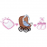 C1: Dk. Tan
C2: Lt. Periwinkle2
C3: White
C4: Blue Gray
C5: Dk. Beige
C6: Black
C7: Lt. Fuschia
C8: White
C9: Lt. Fuschia
C10: White
C11: Lt. Lt. Fuschia
C1