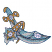 C1: Blade---White Silver Metallic(Yenmet/ Isamet #7001)
C2: Shading---Turquoise Metallic(Yenmet/ Isamet #7052)
C3: Shading---Pearl Black Metallic(Yenmet/ Isamet #7051)
C4: Gold---Gold Metallic(Yenmet/ Isamet #7005)
C5: