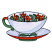 C1: Tea Cup---White(Isacord 40 #1002)&#13;&#10;C2: Shading---Ice Cap(Isacord 40 #1074)&#13;&#10;C3: Shading---Mystik Grey(Isacord 40 #1218)&#13;&#10;C4: Leaves---Pear(Isacord 40 #1049)&#13;&#10;C5: Flowers---Tangerine(Isacord 40 #1078)&#13;&#10;C6: Outlin