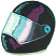 C1: Helmet---Black(Isacord 40 #1234)&#13;&#10;C2: Visor---White(Isacord 40 #1002)&#13;&#10;C3: Visor---Aqua(Isacord 40 #1204)&#13;&#10;C4: Visor---Caribbean Blue(Isacord 40 #1094)&#13;&#10;C5: Visor---Lavender(Isacord 40 #1193)&#13;&#10;C6: Visor---Ocean