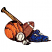 C1: Shoes---Blue Ribbon(Isacord 40 #1535)
C2: Football---Bark(Isacord 40 #1186)
C3: Bat---Toffee(Isacord 40 #1126)
C4: Basketball---Red Pepper(Isacord 40 #1078)
C5: Baseball---White(Isacord 40 #1002)
C6: Outlin