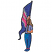 C1: Flag---Tropicana(Isacord 40 #1511)&#13;&#10;C2: Shading Pants Cuff---Blossom(Isacord 40 #1257)&#13;&#10;C3: Flag---Fieldstone(Isacord 40 #1236)&#13;&#10;C4: Shading---Smoke(Isacord 40 #1219)&#13;&#10;C5: Flag---Nordic Blue(Isacord 40 #1076)&#13;&#10;C