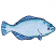 C1: Fish---Luster(Isacord 40 #1045)&#13;&#10;C2: Shading---Deep Aqua(Isacord 40 #1046)&#13;&#10;C3: Fins---Green Metallic(Yenmet/ Isamet #7018)&#13;&#10;C4: Light Shading---Green Metallic(Yenmet/ Isamet #7018)&#13;&#10;C5: Detail & Outline---Spruce(Isacor