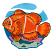 C1: Background---Island Waters(Isacord 40 #1045)&#13;&#10;C2: Background---Island Green(Isacord 40 #1095)&#13;&#10;C3: Background---Caribbean(Isacord 40 #1090)&#13;&#10;C4: Coral---Heather Pink(Isacord 40 #1117)&#13;&#10;C5: Plant---Green(Isacord 40 #1503