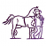 C1: Figure---Orchid(Isacord 40 #1255)&#13;&#10;C2: Horse---Pansy(Isacord 40 #1255)