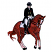 C1: Horse---Spice(Isacord 40 #1181)&#13;&#10;C2: Pants, Blanket, Stockings, & Blaze---Eggshell(Isacord 40 #1071)&#13;&#10;C3: Horse Highlights ---Melon(Isacord 40 #1259)&#13;&#10;C4: Horse Shading---Cinnamon(Isacord 40 #1247)&#13;&#10;C5: Skin---Shrimp Pi