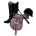 C1: Saddle---Taupe(Isacord 40 #1179)&#13;&#10;C2: Saddle Shading---Pine Bark(Isacord 40 #1170)&#13;&#10;C3: Inside Boots---Dolphin(Isacord 40 #1219)&#13;&#10;C4: Boots, Crop, & Hat---Black(Isacord 40 #1234)&#13;&#10;C5: Boots & Hat Highlights---Charcoal(I