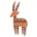 C1: Head & Belly---Candlelight(Isacord 40 #1137)&#13;&#10;C2: Antlers, Back & Legs---Toffee(Isacord 40 #1126)&#13;&#10;C3: Stripes---Pine Bark(Isacord 40 #1170)&#13;&#10;C4: Spots---Copper(Isacord 40 #1158)&#13;&#10;C5: Outlines---Old Gold(Isacord 40 #105
