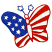 C1: Stars, Body, Stripes, & Antennae---Cream(Isacord 40 #1071)
C2: Field Wing & Outlines of Wing & Antennae---Royal Blue(Isacord 40 #1535)
C3: Stripes & Outlines of Wings & Body---Poinsettia(Isacord 40 #1147)