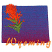 C1: State---Tropical Blue(Isacord 40 #1534)&#13;&#10;C2: State Shading---Cerise(Isacord 40 #1192)&#13;&#10;C3: State Outlines---Royal Blue(Isacord 40 #1535)&#13;&#10;C4: Flowers---Red Berry(Isacord 40 #1246)&#13;&#10;C5: Stems---Lima Bean(Isacord 40 #1177