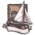C1: Banner & Sails---Linen(Isacord 40 #1071)&#13;&#10;C2: Jacket, Banner & Sails Shading---Taupe(Isacord 40 #1179)&#13;&#10;C3: Skin---Oat(Isacord 40 #1127)&#13;&#10;C4: Background---Champagne(Isacord 40 #1070)&#13;&#10;C5: Boat & Hat---Baguette(Isacord 4