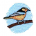 C1: Sky---Crystal Blue(Isacord 40 #1249)&#13;&#10;C2: Branch---Redwood(Isacord 40 #1057)&#13;&#10;C3: Branch Outlines---Chocolate(Isacord 40 #1059)&#13;&#10;C4: Bird---Lemon(Isacord 40 #1167)&#13;&#10;C5: Bird Shading---Apricot(Isacord 40 #1238)&#13;&#10;
