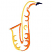 C1: Alto Sax---Citrus(Isacord 40 #1187)&#13;&#10;C2: Alto Sax---Goldenrod(Isacord 40 #1137)&#13;&#10;C3: Mouthpiece---Charcoal(Isacord 40 #1234)