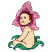 C1: Leaves---Bright Mint(Isacord 40 #1510)
C2: Skin---Shrimp Pink(Isacord 40 #1017)
C3: Skin Shading---Starfish(Isacord 40 #1019)
C4: Flower Petals---Soft Pink(Isacord 40 #1224)
C5: Petals Shading---Cerise(Isacord 40 #1