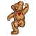 C1: Ears & Paws---Starfish(Isacord 40 #1019)
C2: Bear---Toffee(Isacord 40 #1126)
C3: Bear Shading---Fox(Isacord 40 #1186)
C4: Heart & Mouth---Poinsettia(Isacord 40 #1147)
C5: Outlines, Eyes & Nose---Mahogany(Isacord 40