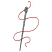 C1: Needle---Sterling(Isacord 40 #1011)&#13;&#10;C2: Outline---Black(Isacord 40 #1234)&#13;&#10;C3: Thread---Poinsettia(Isacord 40 #1147)