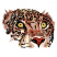 C1: Eyes---Light Brass(Isacord 40 #1067)&#13;&#10;C2: Eye Highlights---Candlelight(Isacord 40 #1137)&#13;&#10;C3: Eye Shading---Moss(Isacord 40 #1156)&#13;&#10;C4: Jaguar---Vanilla(Isacord 40 #1022)&#13;&#10;C5: Inside Nose---Charcoal(Isacord 40 #1234)&#1