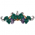 C1: Grape Vine Tendrils---Chocolate(Isacord 40 #1059)
C2: Grape Vine---Golden Grain(Isacord 40 #1126)
C3: Leaves---Trellis Green(Isacord 40 #1503)
C4: Leaf Shading---Swiss Ivy(Isacord 40 #1079)
C5: Leaf Outlines---Fores