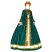 C1: Bow---Papaya(Isacord 40 #1024)&#13;&#10;C2: Snood & Underdress---Cream(Isacord 40 #1071)&#13;&#10;C3: Underdress Shading---Shrimp Pink(Isacord 40 #1017)&#13;&#10;C4: Snood & Underdress Outlines---Whale(Isacord 40 #1041)&#13;&#10;C5: Dress---Swiss Ivy(