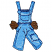 C1: Gloves---Bark(Isacord 40 #1186)&#13;&#10;C2: Overalls---Crystal Blue(Isacord 40 #1249)&#13;&#10;C3: Overalls Shading---Tropical Blue(Isacord 40 #1534)&#13;&#10;C4: Overalls Highlights---River Mist(Isacord 40 #1248)&#13;&#10;C5: Patch Highlights---Whit