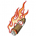 C1: Flames & Cigar Tip---Lemon Frost(Isacord 40 #1022)
C2: Cigar Tip & Band---White(Isacord 40 #1002)
C3: Flames & Cigar Tip---Candlelight(Isacord 40 #1137)
C4: Flame Outline, Cigar Tip & Band---Poinsettia(Isacord 40 #1147)