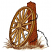 C1: Post---Rust(Isacord 40 #1058)&#13;&#10;C2: Post Shading---Copper(Isacord 40 #1158)&#13;&#10;C3: Wheel Shadow---Golden Grain(Isacord 40 #1126)&#13;&#10;C4: Wheel---Sisal(Isacord 40 #1055)&#13;&#10;C5: Wheel---Golden Grain(Isacord 40 #1126)&#13;&#10;C6: