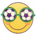 C1: Balls---Cream(Isacord 40 #1071)&#13;&#10;C2: Ball Spots---Purple(Isacord 40 #1194)&#13;&#10;C3: Face---Yellow Bird(Isacord 40 #1124)&#13;&#10;C4: Face---Daffodil(Isacord 40 #1135)&#13;&#10;C5: Cheeks---Corsage(Isacord 40 #1016)&#13;&#10;C6: Face Outli