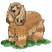C1: Light Grass---Pear(Isacord 40 #1049)&#13;&#10;C2: Pale Fur---Vanilla(Isacord 40 #1022)&#13;&#10;C3: Eyes---Light Brass(Isacord 40 #1067)&#13;&#10;C4: Dog---Meringue(Isacord 40 #1017)&#13;&#10;C5: Dog Shading---Toffee(Isacord 40 #1126)&#13;&#10;C6: Dog