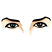 C1: Skin---Shrimp Pink(Isacord 40 #1017)&#13;&#10;C2: Skin Shading---Tan(Isacord 40 #1054)&#13;&#10;C3: Eye---White(Isacord 40 #1002)&#13;&#10;C4: Iris---Swiss Ivy(Isacord 40 #1079)&#13;&#10;C5: Eye Outlines & Brows---Black(Isacord 40 #1234)