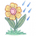C1: Flower Petals---Daffodil(Isacord 40 #1135)&#13;&#10;C2: Flower Center---Carnation(Isacord 40 #1121)&#13;&#10;C3: Petal Detail & Center Outlines---Violet(Isacord 40 #1031)&#13;&#10;C4: Stem---Jalapeno(Isacord 40 #1104)&#13;&#10;C5: Petal Outlines---Lib